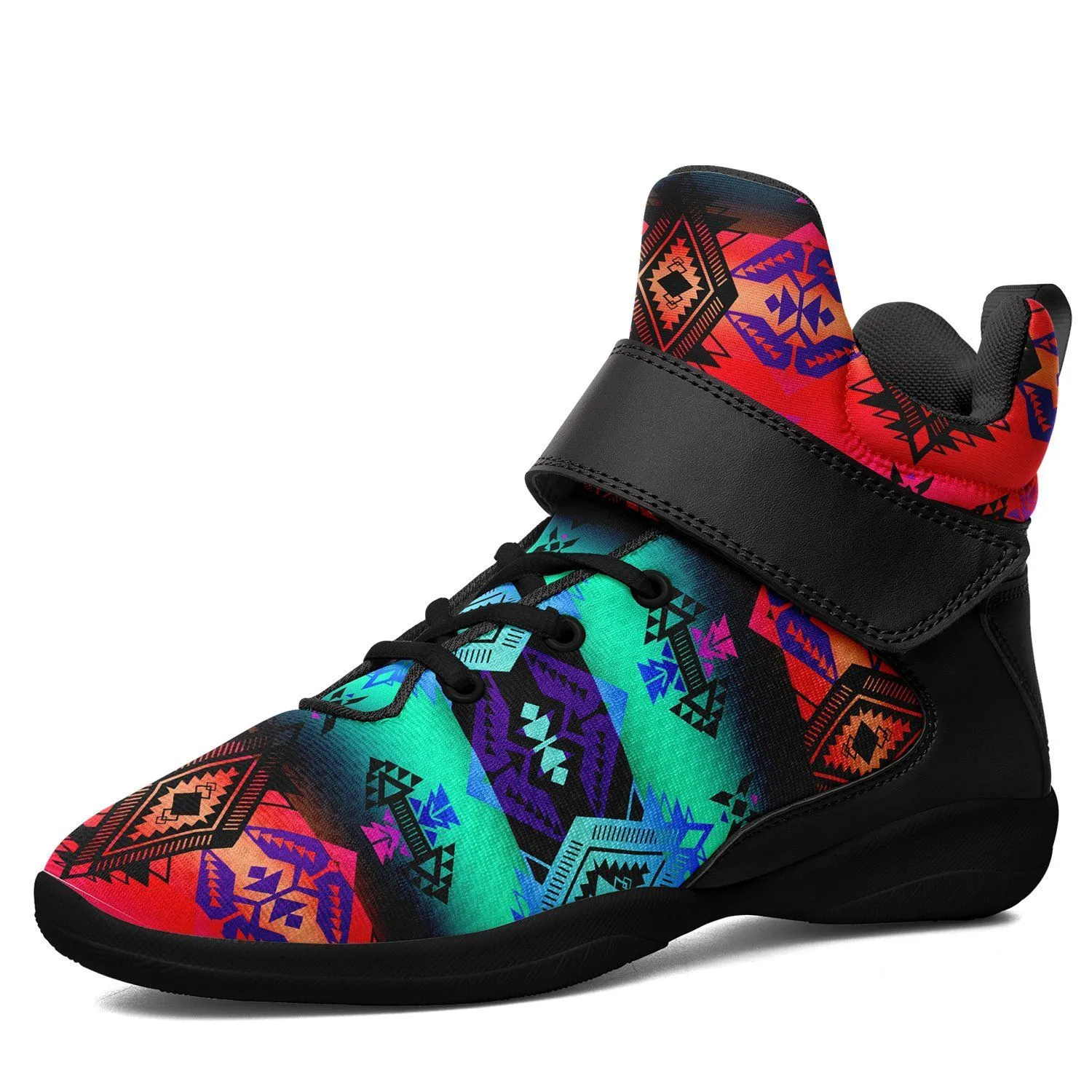 Sovereign Nation Sunrise Ipottaa Basketball / Sport High Top Shoes - Black Sole