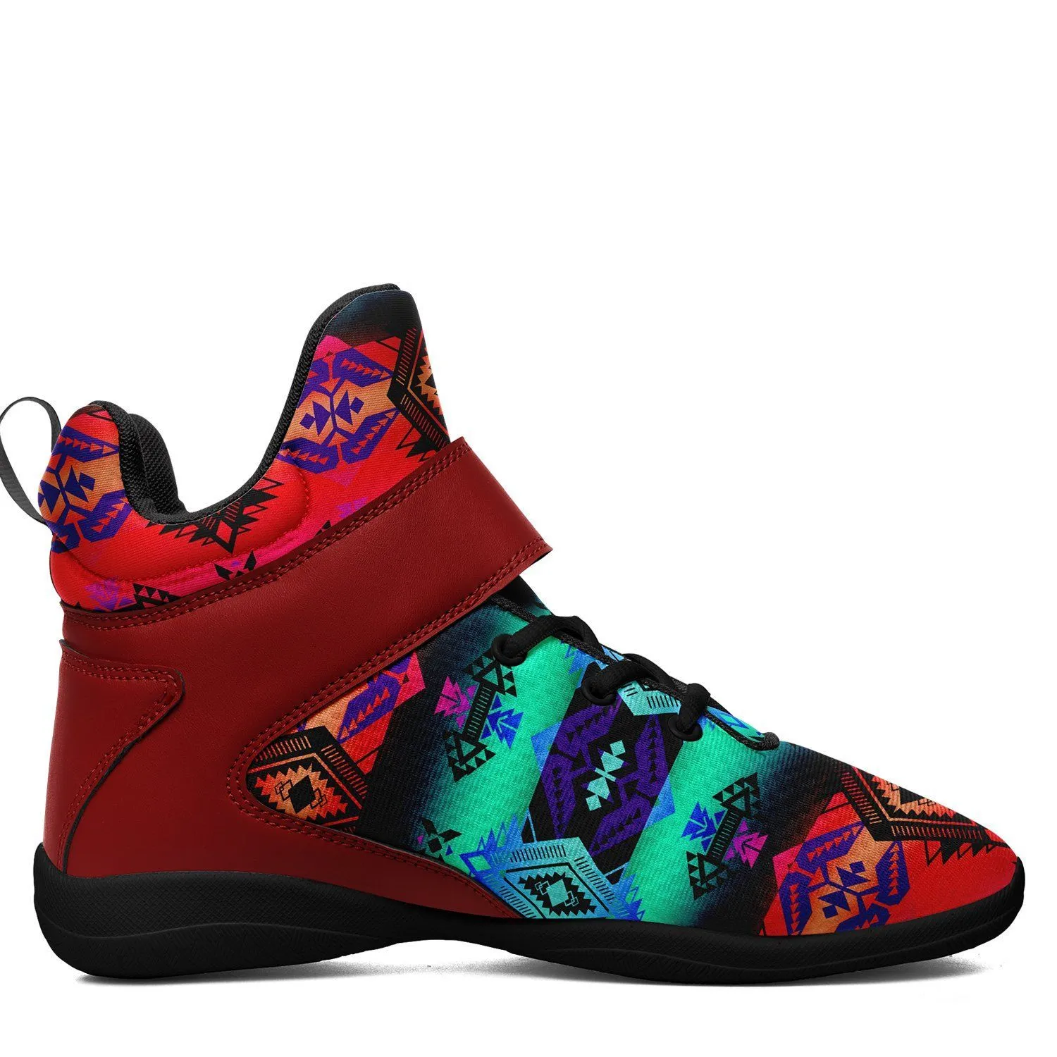 Sovereign Nation Sunrise Ipottaa Basketball / Sport High Top Shoes - Black Sole