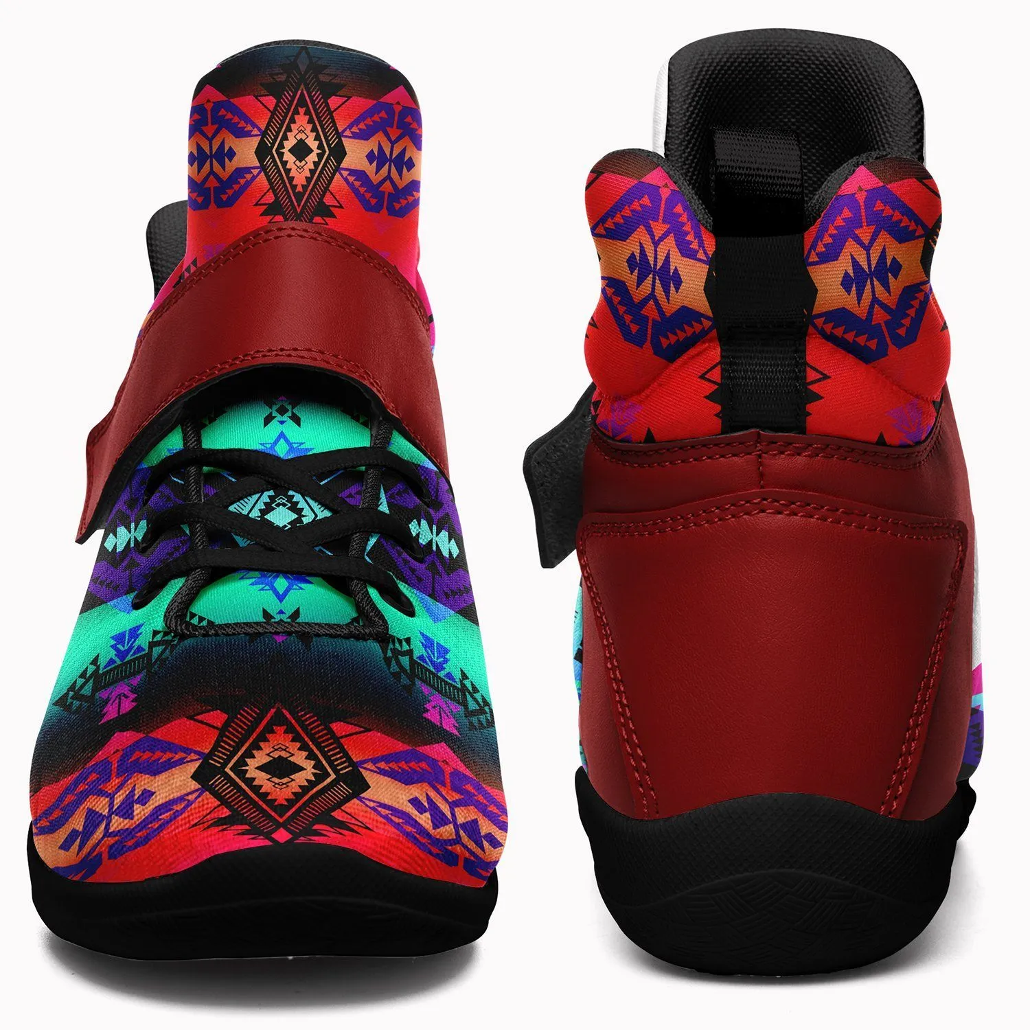 Sovereign Nation Sunrise Ipottaa Basketball / Sport High Top Shoes - Black Sole