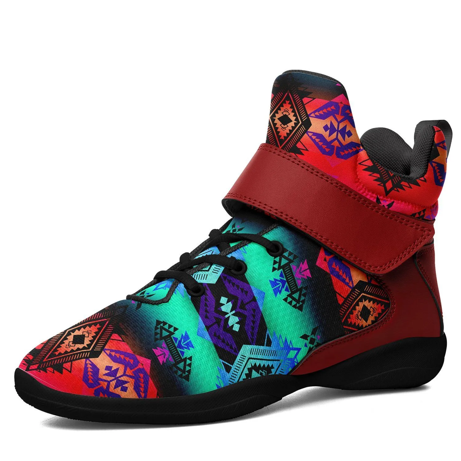 Sovereign Nation Sunrise Ipottaa Basketball / Sport High Top Shoes - Black Sole