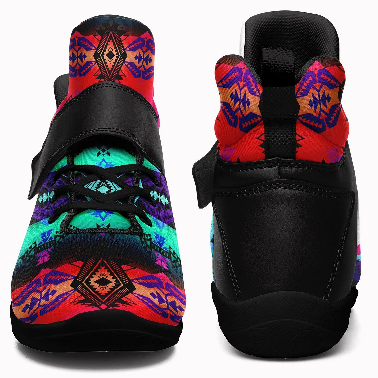 Sovereign Nation Sunrise Ipottaa Basketball / Sport High Top Shoes - Black Sole