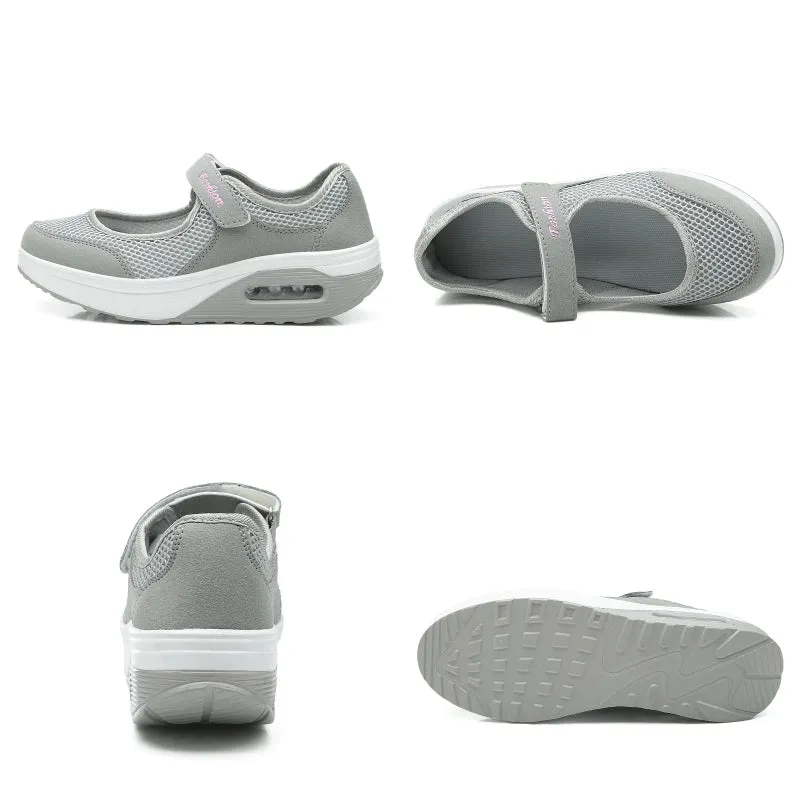 Summer Outdoor Lightweight Sneaker Slip-on Mesh Shoes