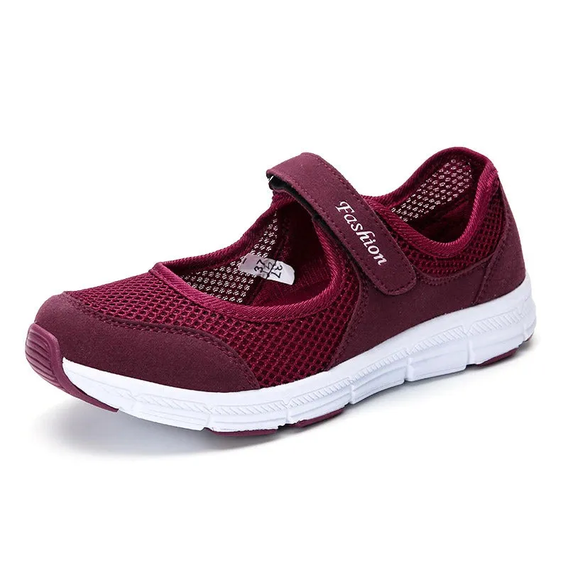 Summer Outdoor Lightweight Sneaker Slip-on Mesh Shoes