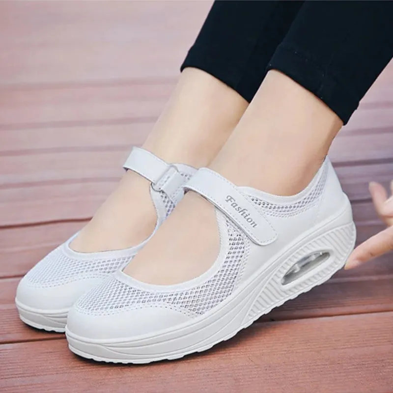 Summer Outdoor Lightweight Sneaker Slip-on Mesh Shoes