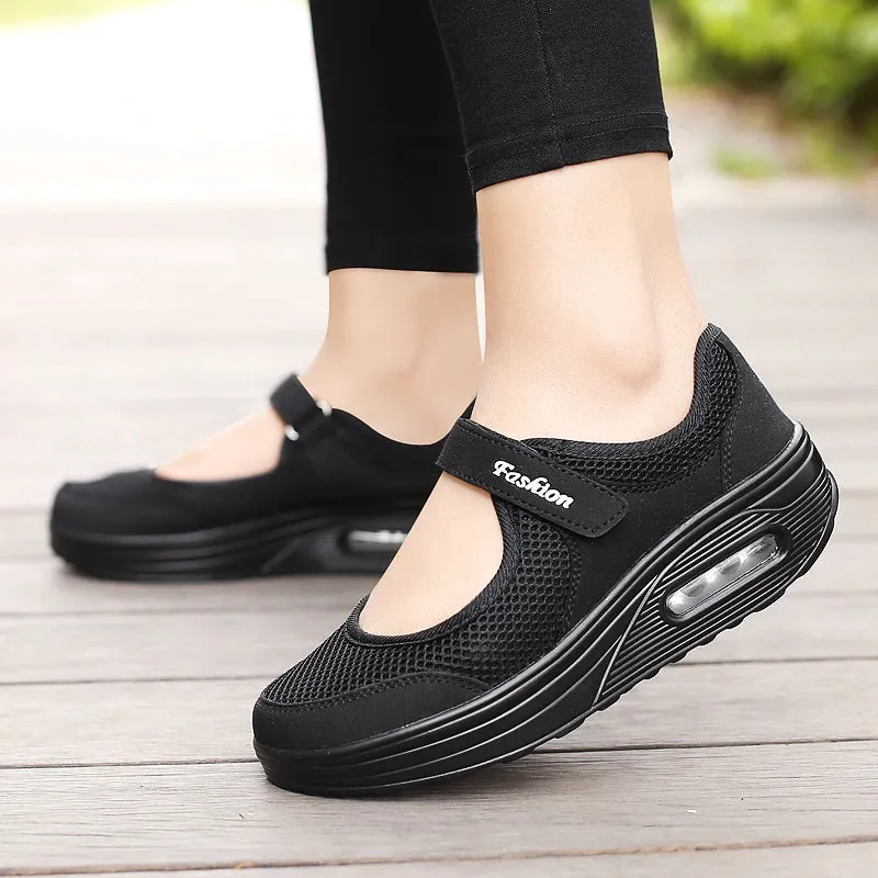 Summer Outdoor Lightweight Sneaker Slip-on Mesh Shoes