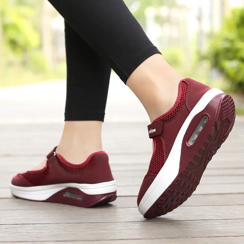 Summer Outdoor Lightweight Sneaker Slip-on Mesh Shoes