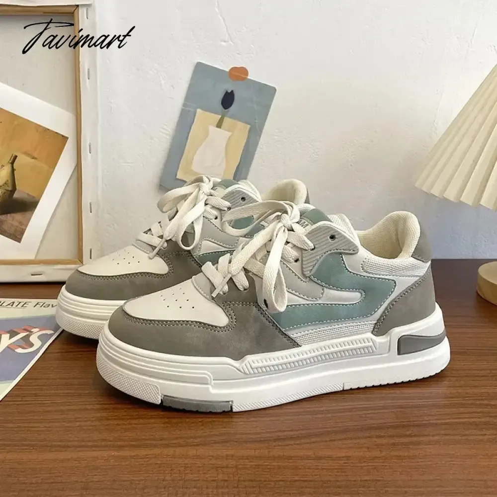 Tavimart Comfortable Womens Sneakers Low-top Niche Designer Original Brand Platform Shoes Fashion Casual Sports Ladeis Footwear