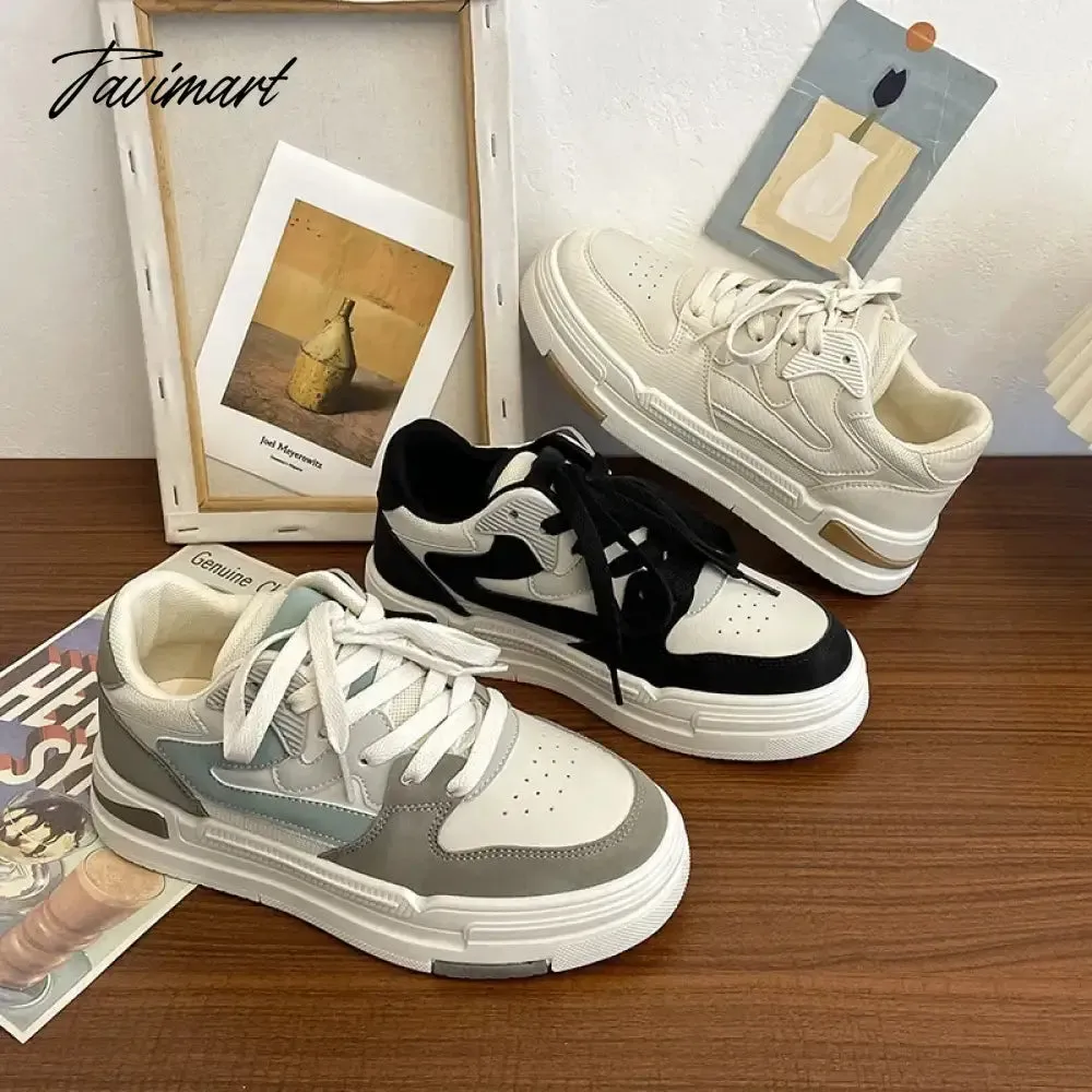 Tavimart Comfortable Womens Sneakers Low-top Niche Designer Original Brand Platform Shoes Fashion Casual Sports Ladeis Footwear