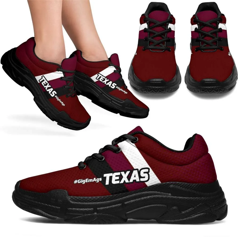 Texas #GigEmAgs Chunky Sneakers