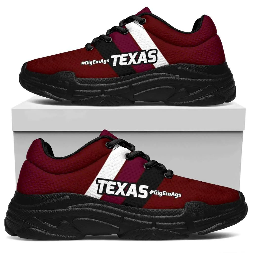 Texas #GigEmAgs Chunky Sneakers