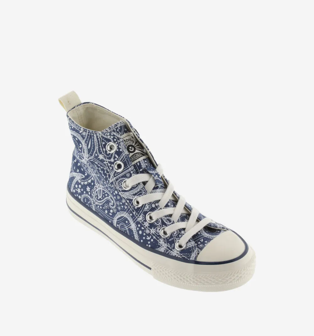 Tribu Brillo Bandana Marino Canvas Sneakers