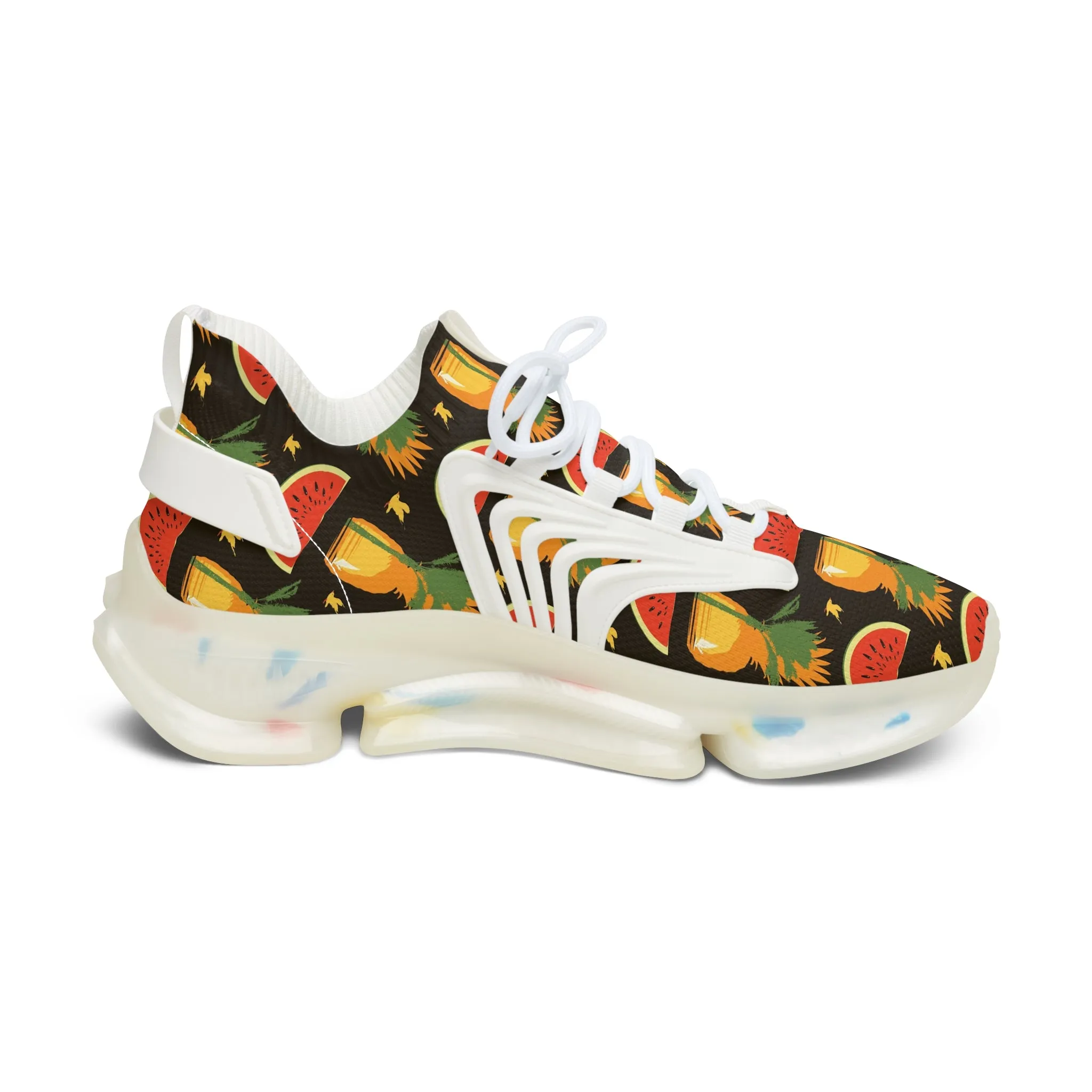 Tropical Fruit Women's Mesh Sneakers