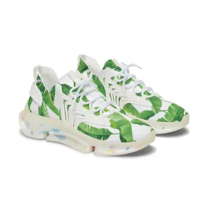 Tropical Plant Leaves Women's Mesh Sneakers