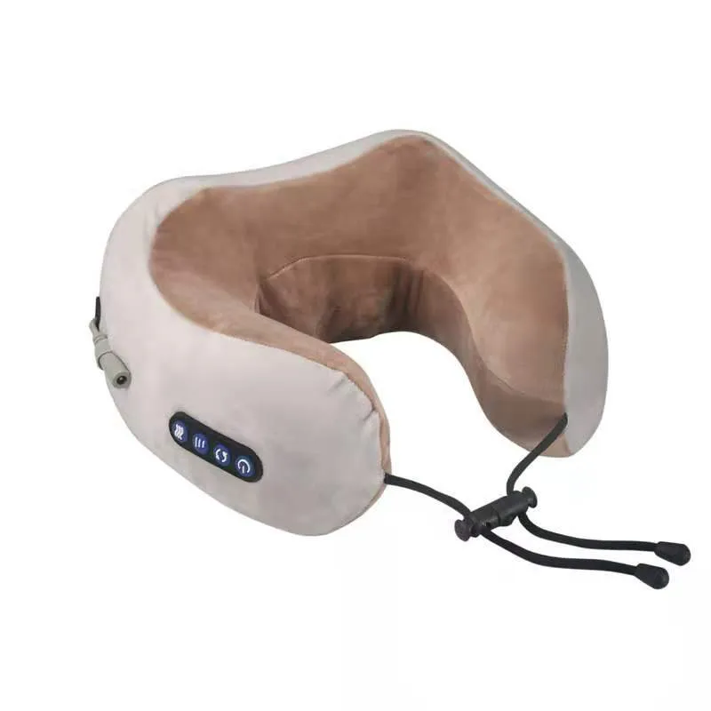 U Shaped Massage Pillow Neck Massage Device Electric Neck Massager Apparatus Shoulder Back Cervical Massager For Body Relaxation | Brodtica.com