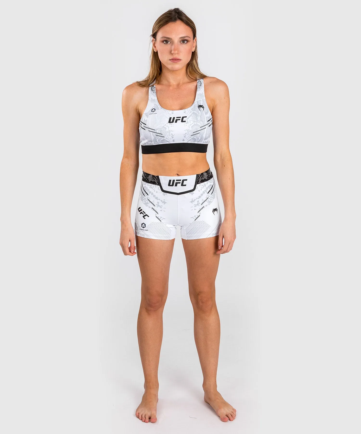 UFC Adrenaline by Venum Authentic Fight Night  Women’s Sports Bra - White