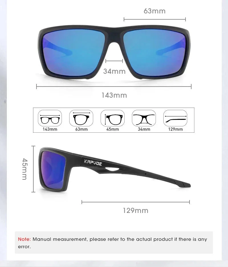 Unisex Sports Style Polarized UV400 Lens Outdoor Cycling Sunglasses