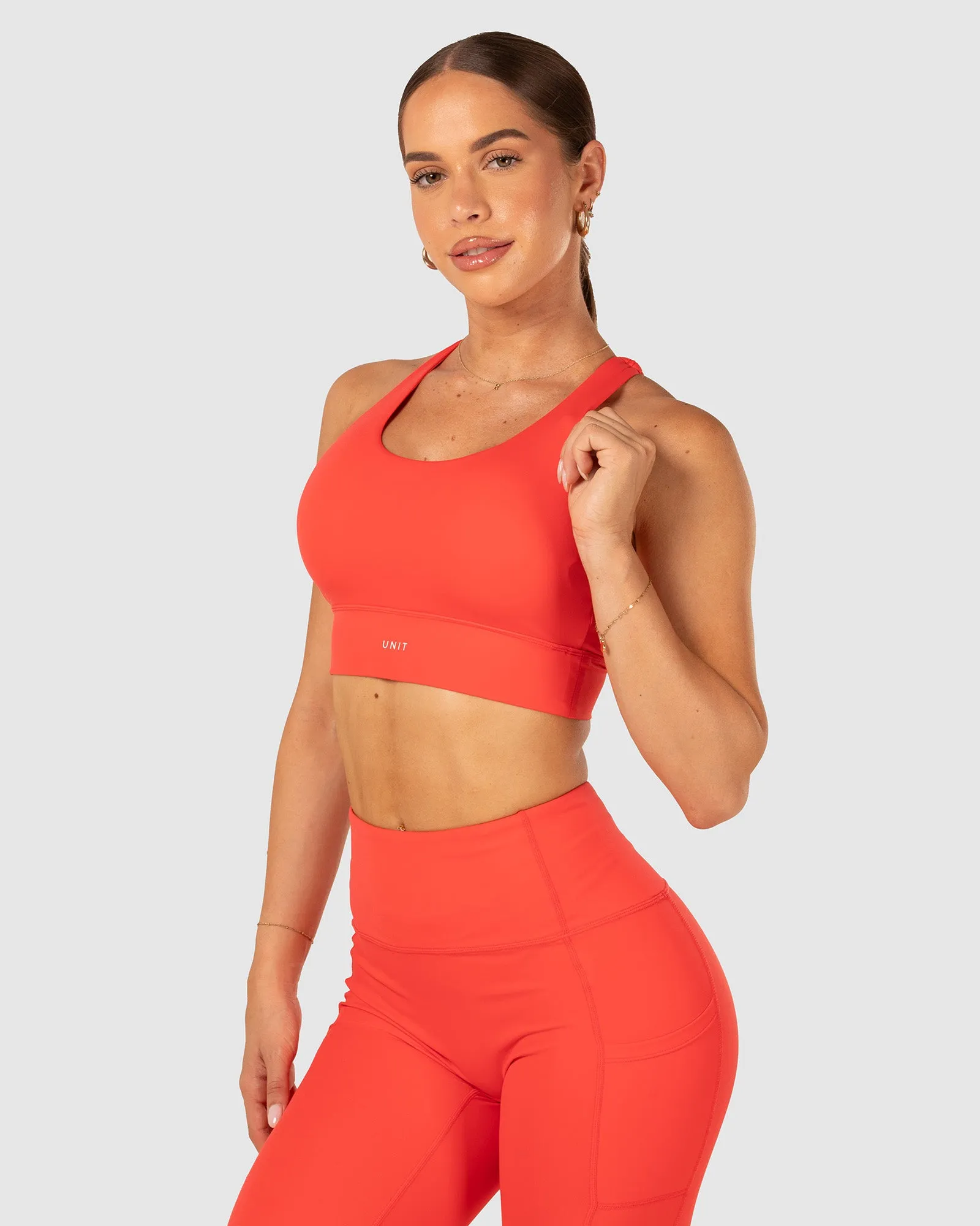 UNIT Ladies Energy Strap Activewear Sports Bra