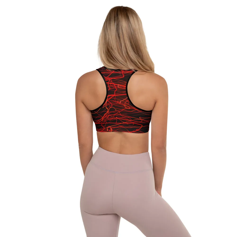 Velvet Padded Sports Bra