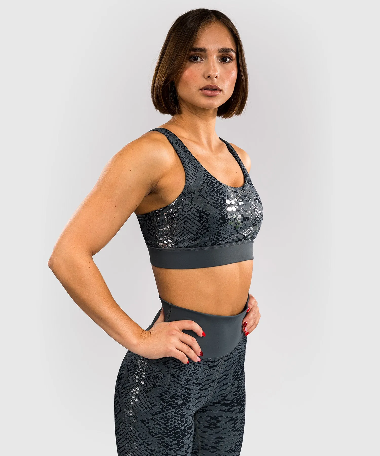 Venum Amazonia Women’s Sports Bra - Dark Grey