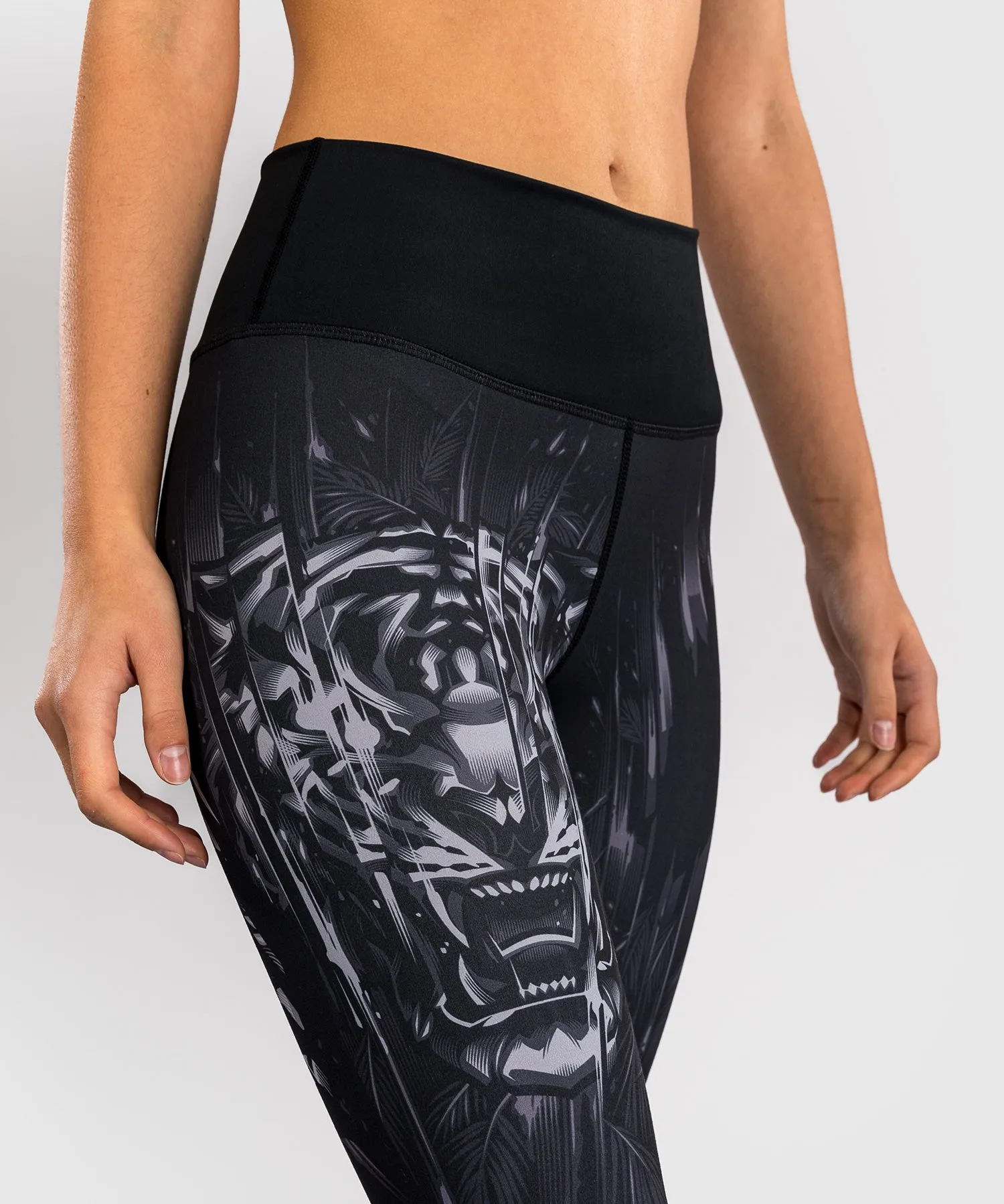 Venum Tiger Women's Leggings - Black/Silver