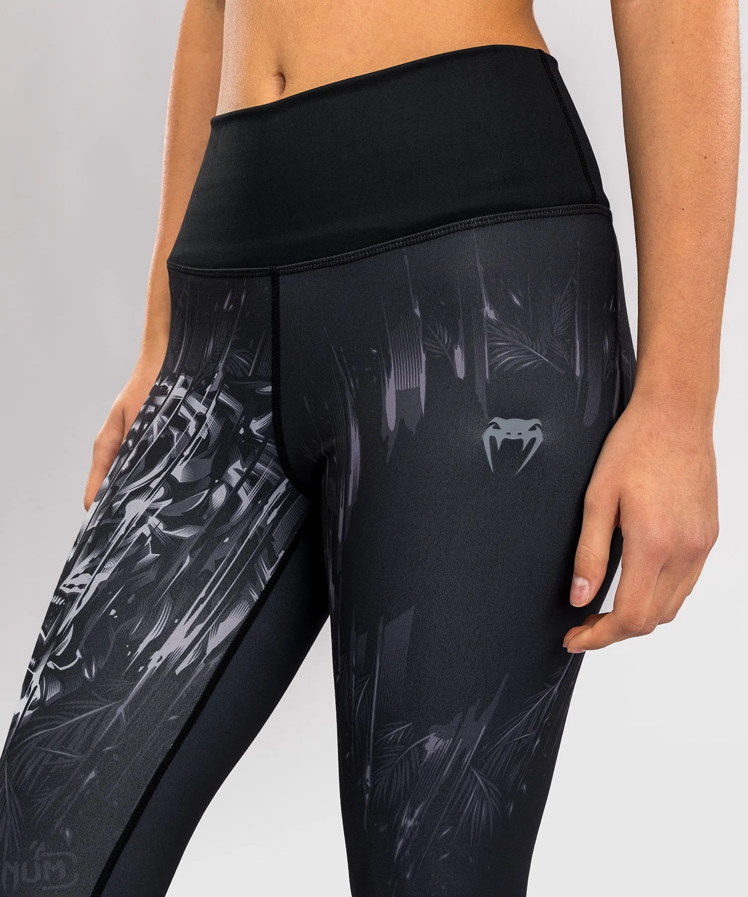 Venum Tiger Women's Leggings - Black/Silver