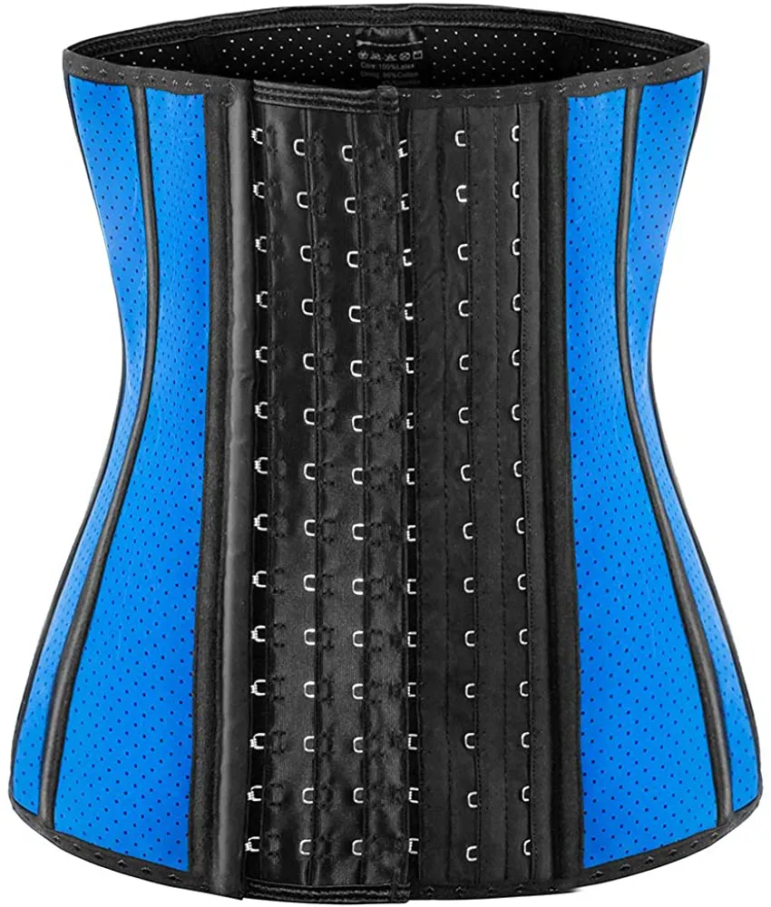 Waist Trainer for Women Corset Cincher Body Shaper Girdle Trimmer with Steel Bones Extender