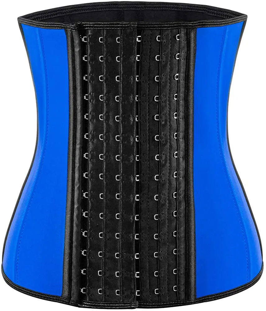 Waist Trainer for Women Corset Cincher Body Shaper Girdle Trimmer with Steel Bones Extender