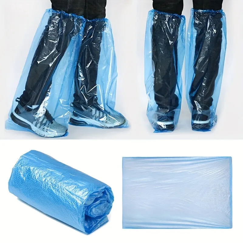 Waterproof Disposable Shoe Covers 21050pcs Bundle Nonslip Plastic Boot Covers