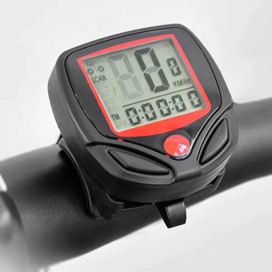 Waterproof Wired Digital Bike Ride Speedometer