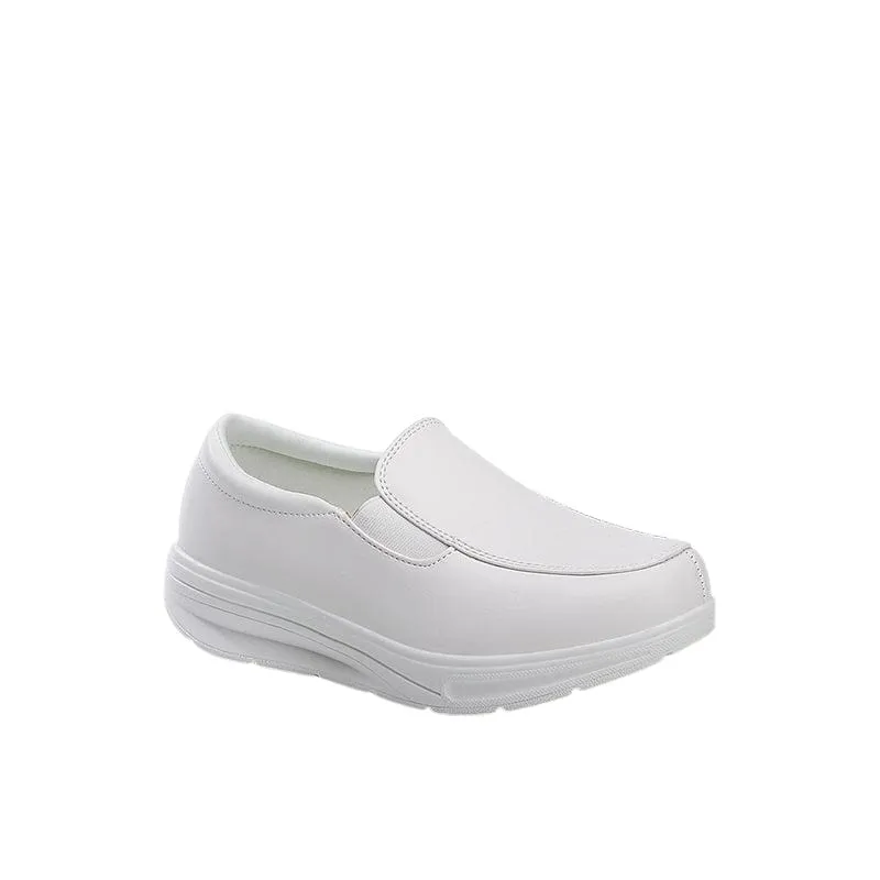 White Slope Heel Pregnant Women's Shoes