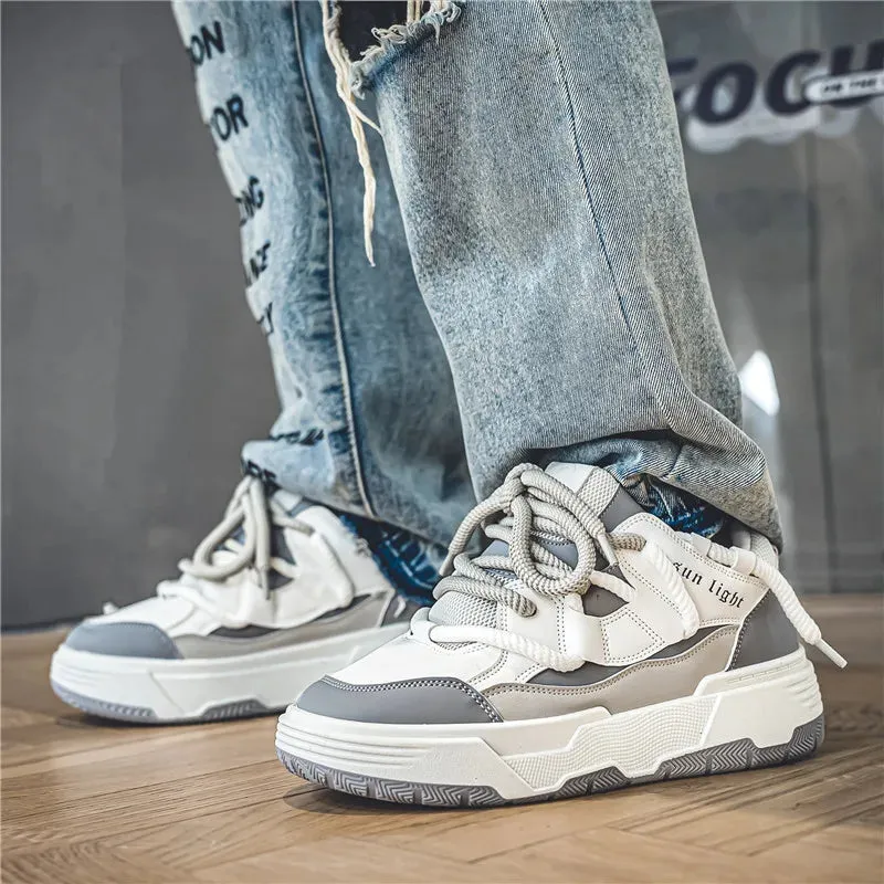 Wiaofellas  -  Chunky Platform Shoes Tenis Luxury Men Casual Sneakers Sports Running Shoes Breathable Lightweight Comfortable Trainers Footwear