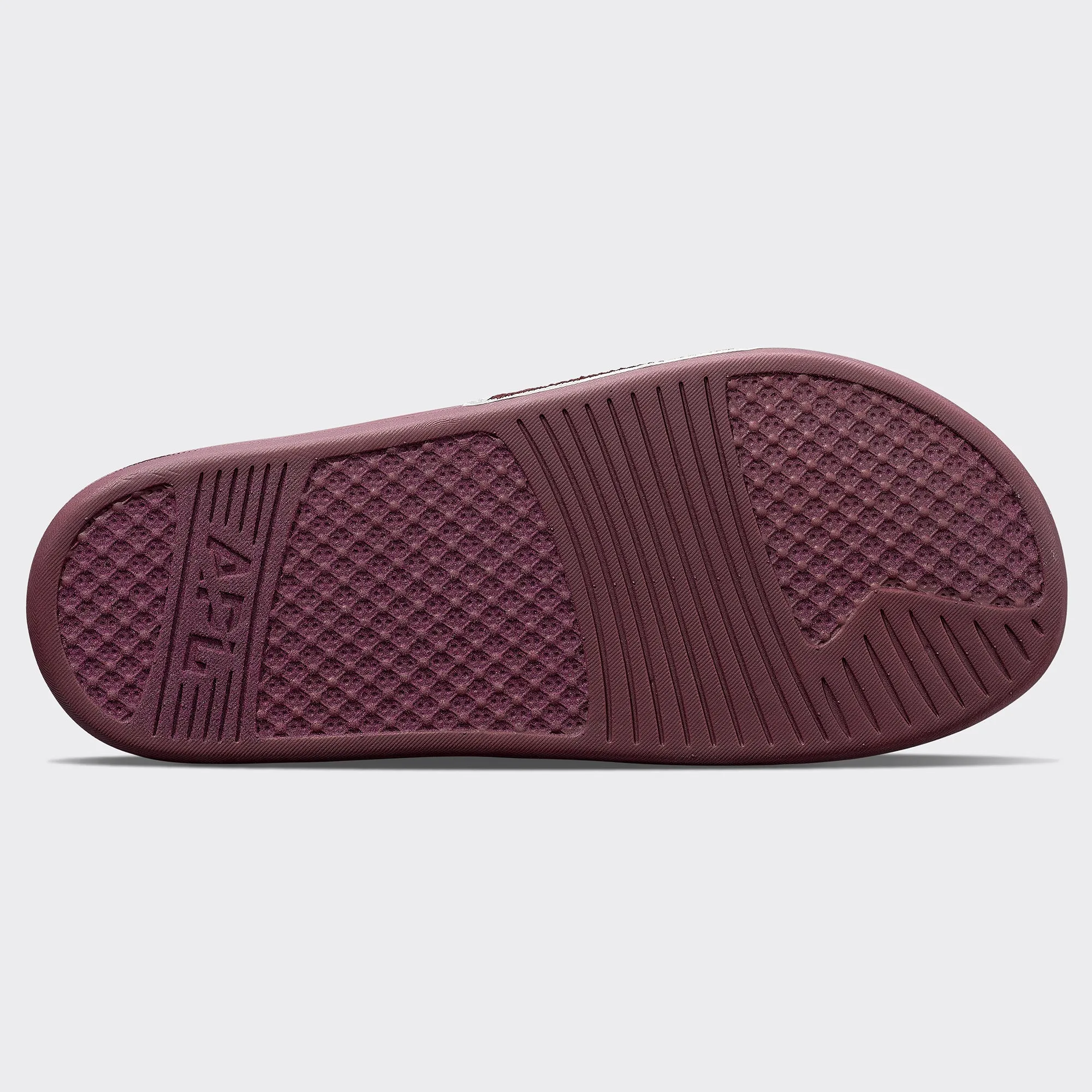 Women's Big Logo TechLoom Slide Burgundy / Ivory