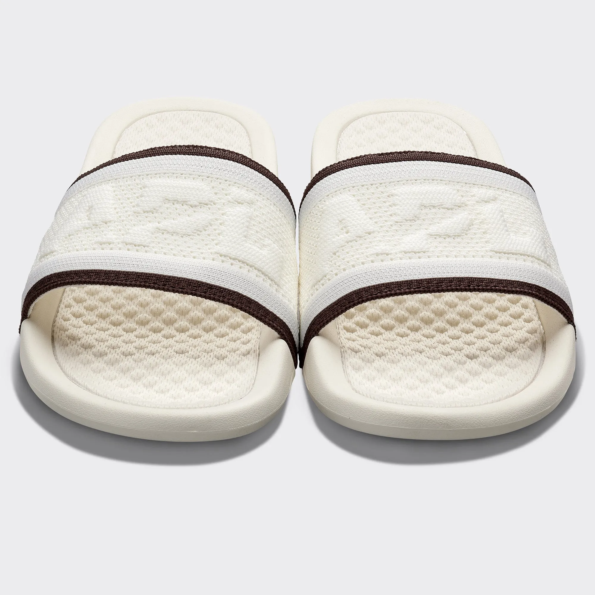 Women's Big Logo TechLoom Slide Ivory / Chocolate