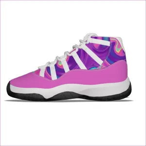 Women's Cotton Candy Air Pink High Top Basketball Shoes