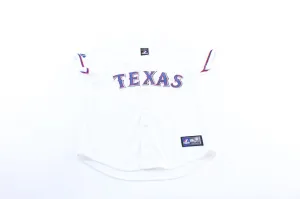 Women's Majestic Embroidered Texas Rangers Baseball Jersey