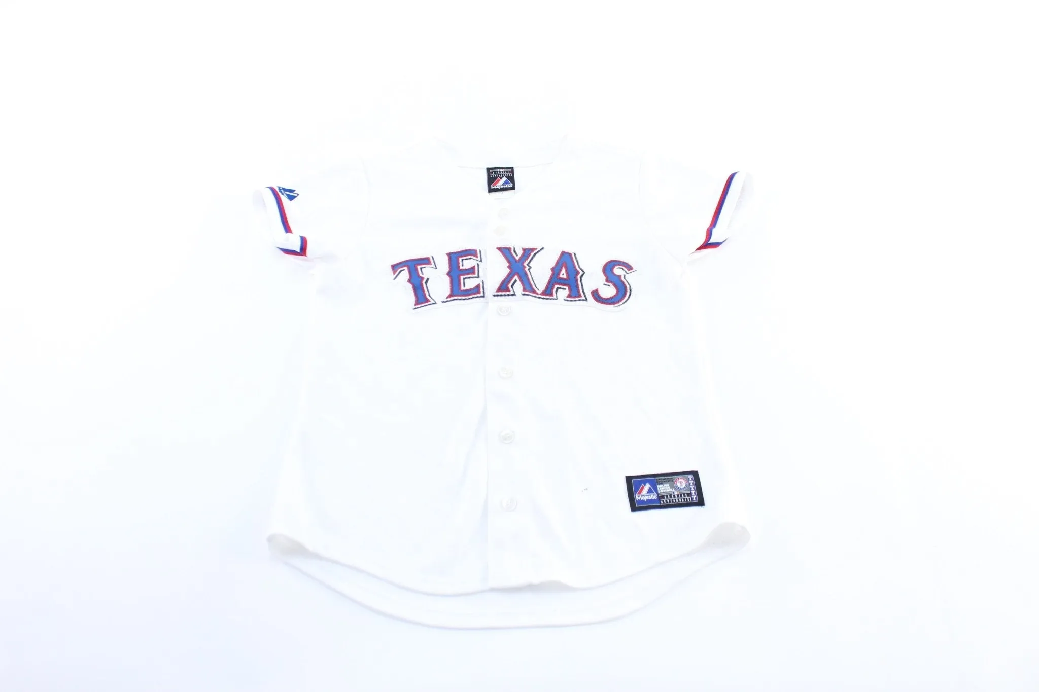 Women's Majestic Embroidered Texas Rangers Baseball Jersey