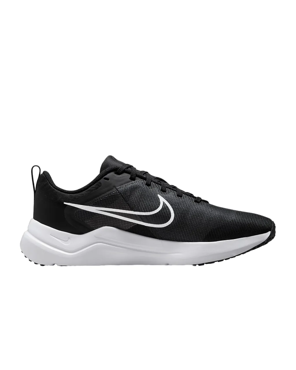 Womens Nike Downshifter 12 Black/ White Athletic Running Shoes