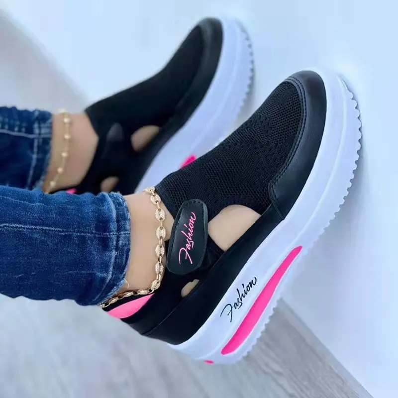 Women's Sneakers Summer New Ladies Casual Low Wedge Breathable Non-Slip Comfort Female Sport Shoes