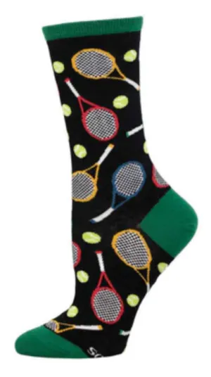 Women's Time For Tennis Crew Sock