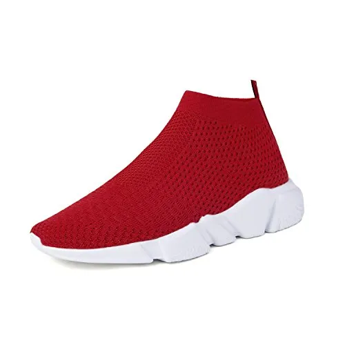 WXQ Women's Running Lightweight Breathable Casual Sports Shoes Fashion Sneakers Walking Shoes Red 40 | Walking