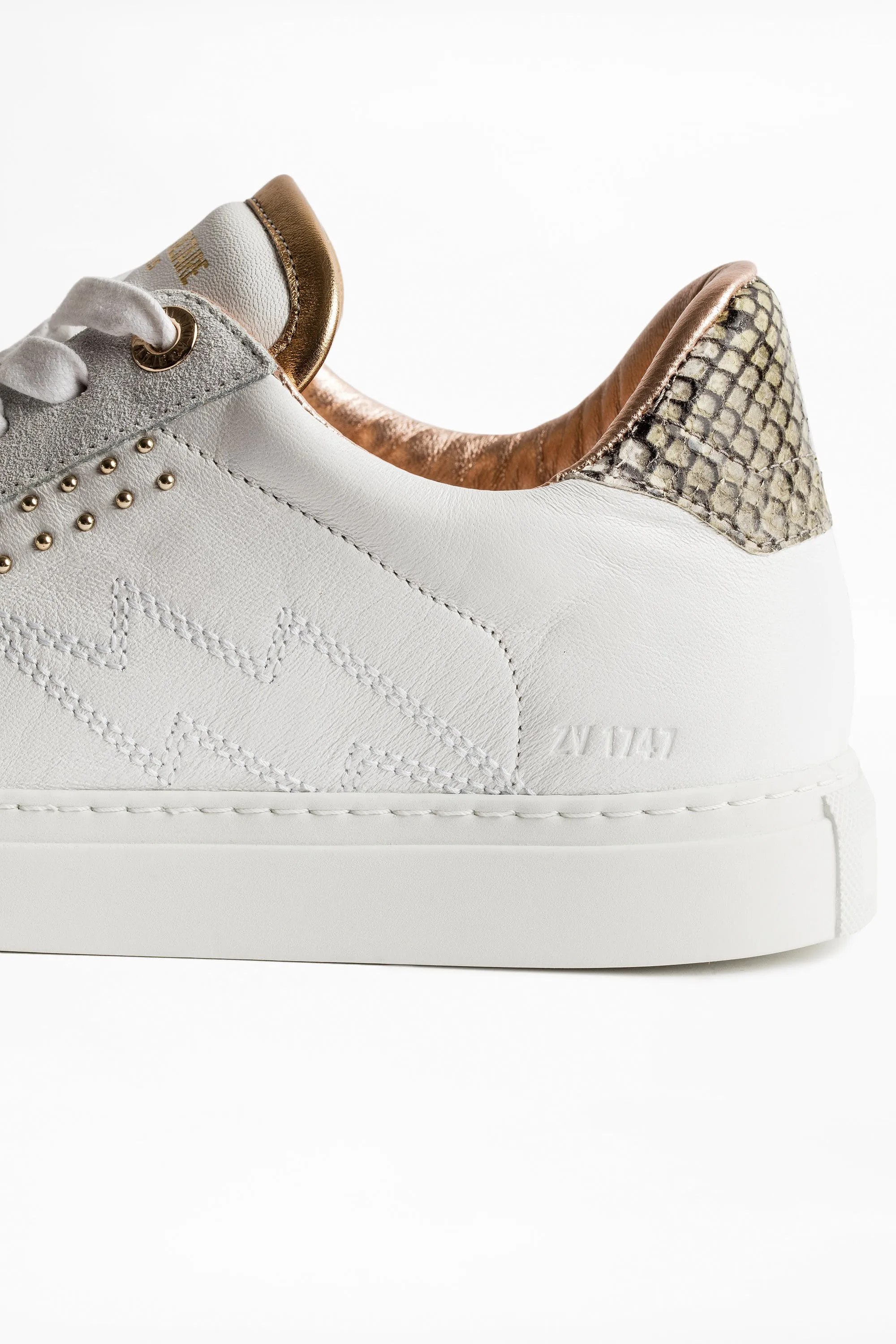 Zadig & Voltaire - Back Wild Sneakers in Blanc